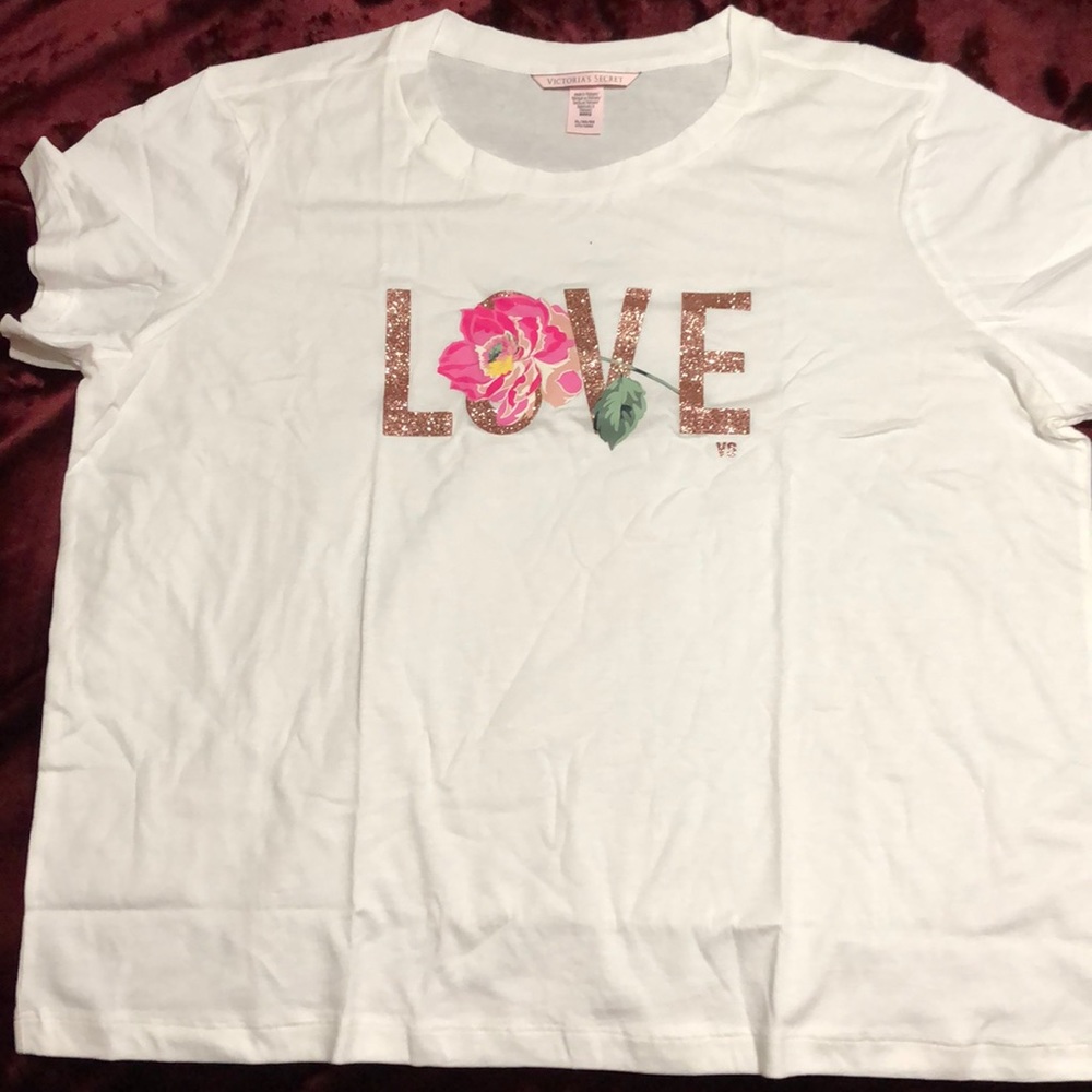 Victoria’s Secret white pajama shirt